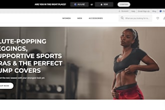 design advance ecommerce fitness website sports product store yoga mat trackers