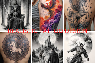 generate high quality, one of a kind ai tattoo art