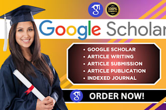 write and publish research article in peer reviewed index google scholar journal