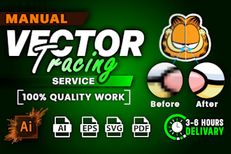 vectorize image, do vector tracing or convert to vector