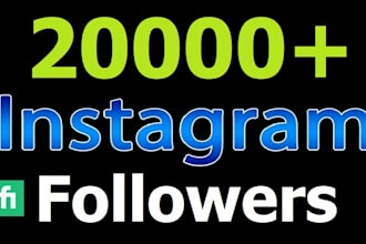 instantly get 20,000 real instagram followers