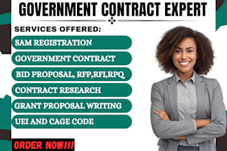 register you on sam, obtain uei, cage code naics, government contract proposal