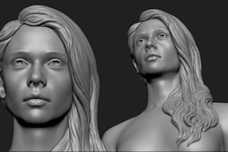 sculpt 3d figurine, 3d miniature, action figure, tabletop game figure in zbrush