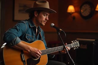 be your acoustic pop country ghost producer and songwriter, male vocals