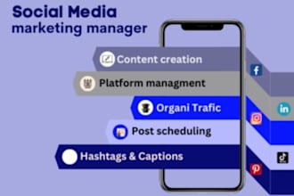 be your social media manager and SMM expert