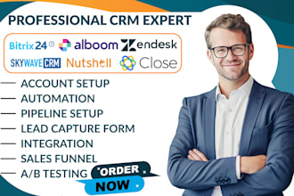 bitrix24 alboom crm automation zendesk nutshell close io kreato skywave workflow