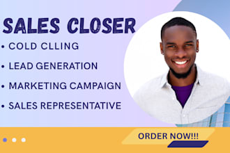 be your professional sales closer converting leads into paying customers