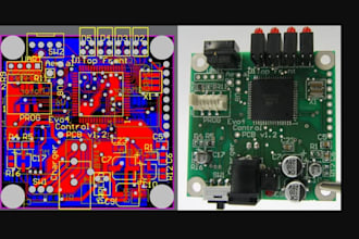 design schematics, pcb boards, gerber files, bom