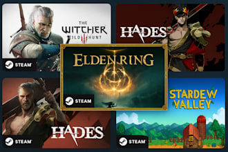 do steam capsule artwork game banner design game ui game menu for your game