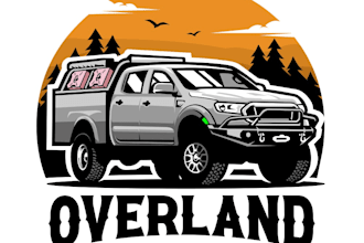 make a awesome off road logo for you with new concept