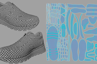 do professionally uv unwrap your 3d model, uv mapping
