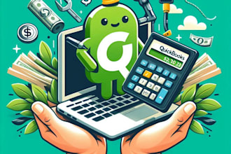 do bookkeeping, bank reconciliation, cleanup, setup and reporting in quickbooks
