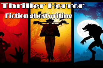 be your thriller, crime, and horror stories ghostwriter