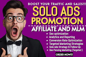 usa solo ads, UK affiliate link, MLM promotions, to active USA audience