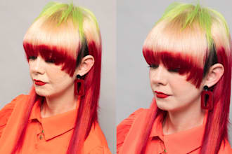 provide professional headshots, fashion, beauty and portraits photo retouching