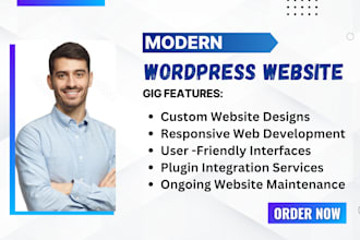 build mobile responsive homecare, booking, tourism and business modern website