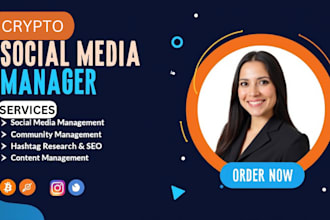 be your nft token web3 twitter crypto social media manager and content creation