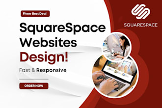 design and build a professional squarespace website custom and responsive