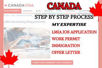 help you secure lmia approval for canada work visa
