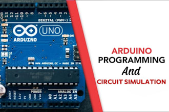develop arduino programming and circuit simulation, tinkercad, proteus, fritzing