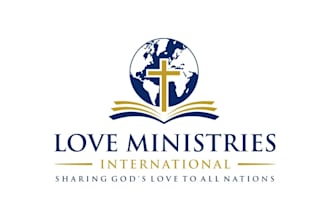 create graceful and fantastic ministry logo design