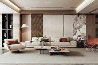 design house interior and decorate exterior 3d rendering home furniture ikea