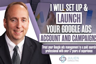 set up and launch your google ads account and campaigns