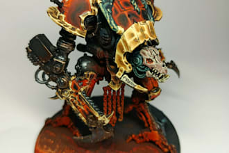 paint your miniatures of warhammer 40k,sigmar and dnd