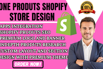 build high converting dropified blanka one product shopify dropshipping store