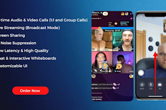develop live streaming apps using agora flutter, android ios