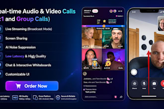 build a live streaming app using agora and flutter for android ios