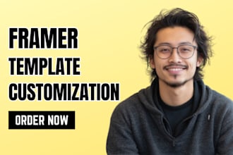 be your framer expert for framer template customization