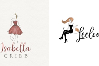 do fashion minimalist luxury brand logo design 24 hours