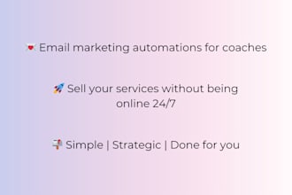 create a simple and effective automated email sequence for your business