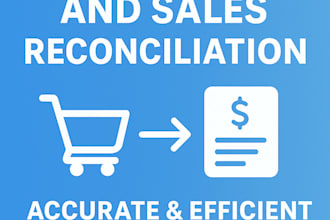 do ecommerce bookkeeping and sales reconciliation