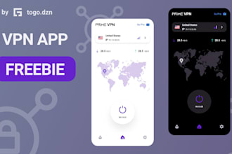 develop a flutter based VPN app for android and ios supporting various protocol