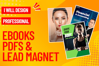 create professional ebook, digital guide, or branded PDF design