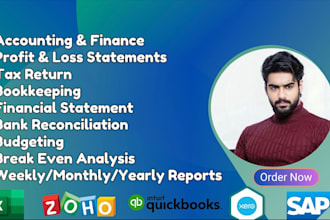 do bookkeeping, accounting, financial statements, profit loss statements