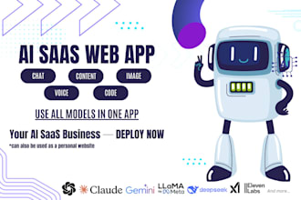 build ai saas platform, ai web app, ai content generator