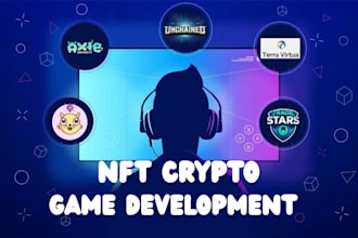 develop nft web game crypto web3 blockchain game p2e  game
