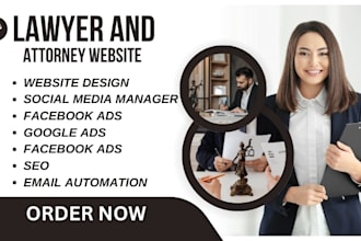 build law firm website, attorney, lawyer, legal office wordpress website design