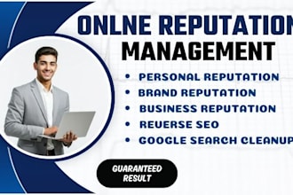 do effective online reputation management services ORM