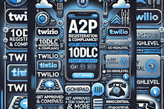 get you approved for a2p 10dlc twilio gohighlevel sms and ringcentral tcr