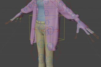 rig your character in blender