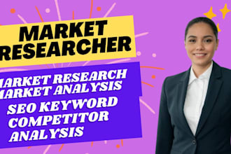 do market research, competitor analysis, swot and pestle analysis, segmentation