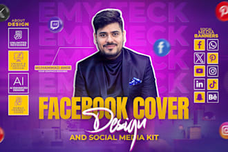 design facebook banner covers and social media banners