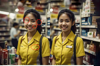 create custom ai image editing, fix ai image, vector art, photo editing,