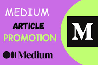 massive medium article promotion medium profile promotion to targeted audience