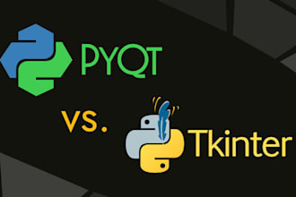 develop python gui, desktop app using pyqt, pyside, tkinter, and qt designer