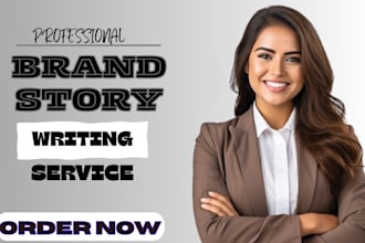 write brand story, about us page, mission and vision statement, about us, bio